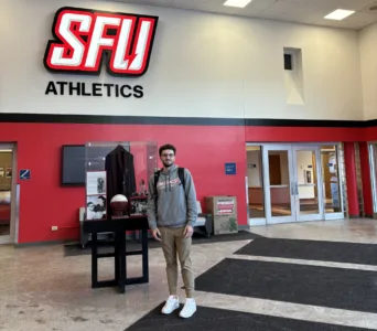 CU-Lock Haven athletic training student completes clinical immersion at Saint Francis University